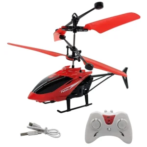 Remote Control Helicopter for Kids | Dual Rotating Blades | Rechargeable Flying Toy | Multicolor